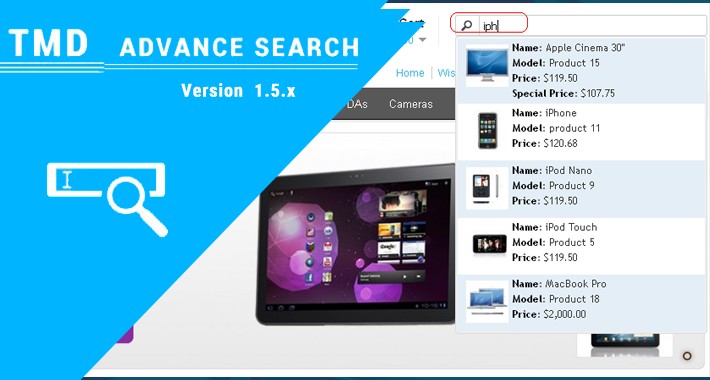 advance search module (with attributes)