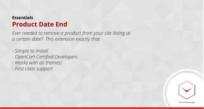 Product Date End - Remove from product listing