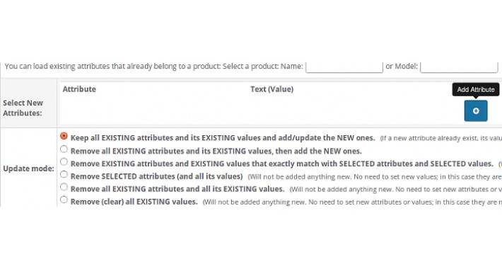 MASS products update: Attributes