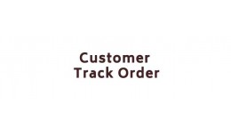 Customer Track Order