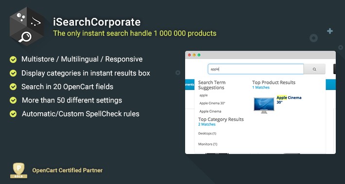 iSearch Corporate - Huge Databases Instant Responsive Search