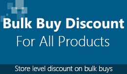 Bulk buy discounts for all products