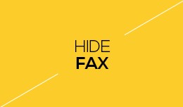 Hide Fax Field