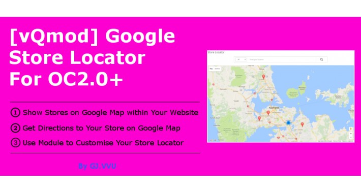 [VQMOD]Google Store Locator for OC2.0+