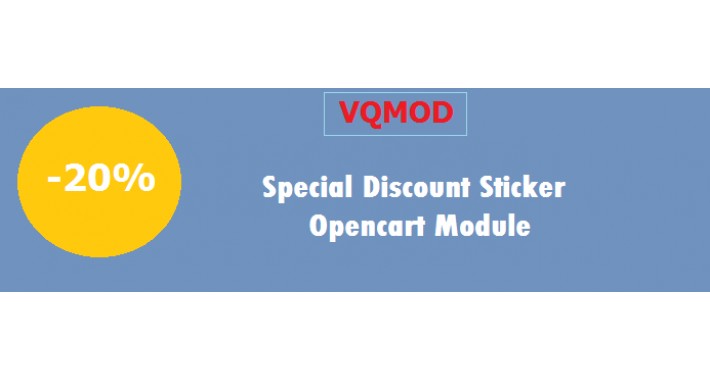 Special Discount Sticker