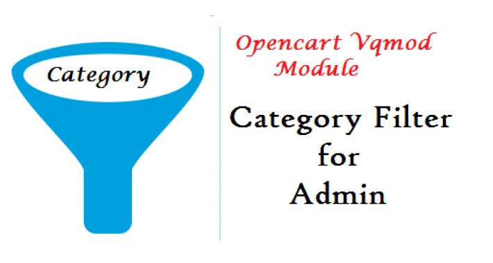 Opencart Category filter for Admin