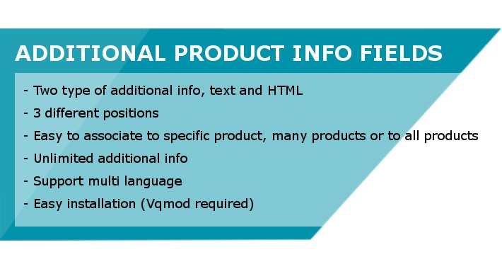 Additional Product Info Fields
