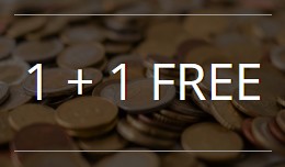 1+1 FREE - Buy one, get one free