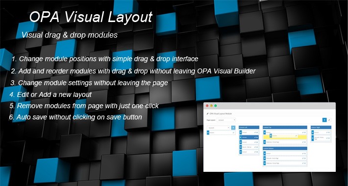 OPA Visual Layout - Drag and Drop Layout Editor