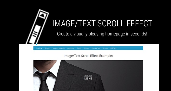 Image/Text Scroll Effect for Home page etc...