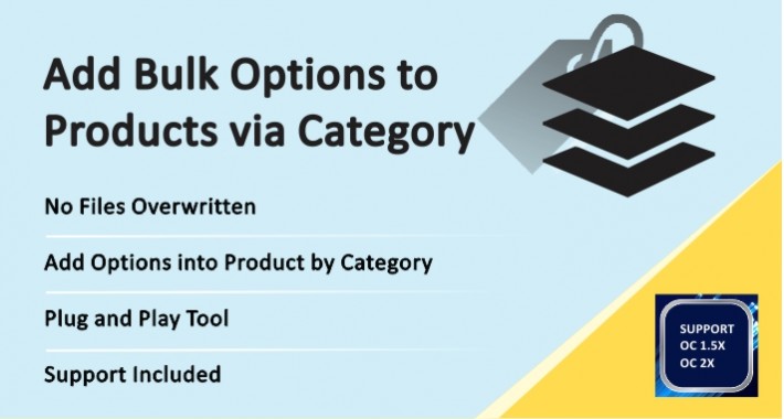Add Bulk Options to Products via Category