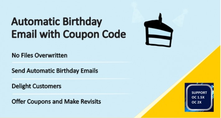 Automatic Birthday Email with Coupon Code