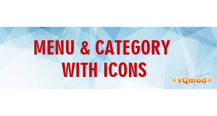 Menu & Category with Icons