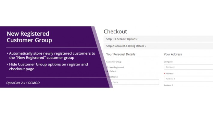 New Registered Customer Group