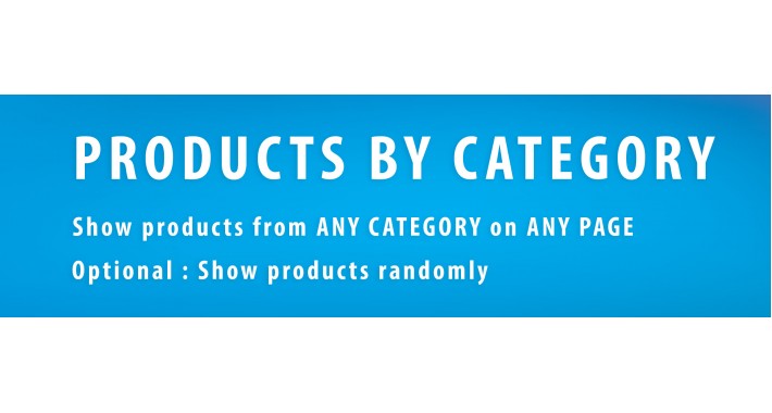 Products by category