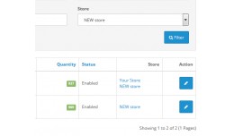 Store filter in product list