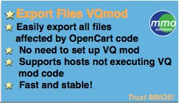 Export VQmod  Files - no need for VQMod!
