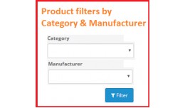 Admin Product filters by category & manufact..