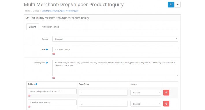 Multi-Merchant/DropShipper Product Inquiry 3.0