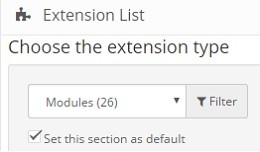 Extension Selector