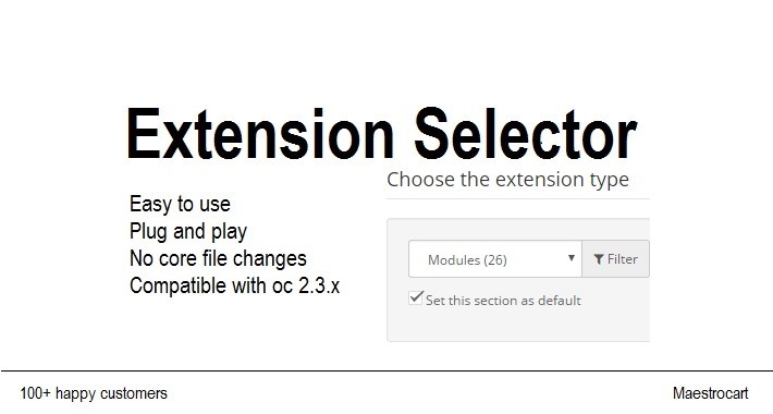 Extension Selector