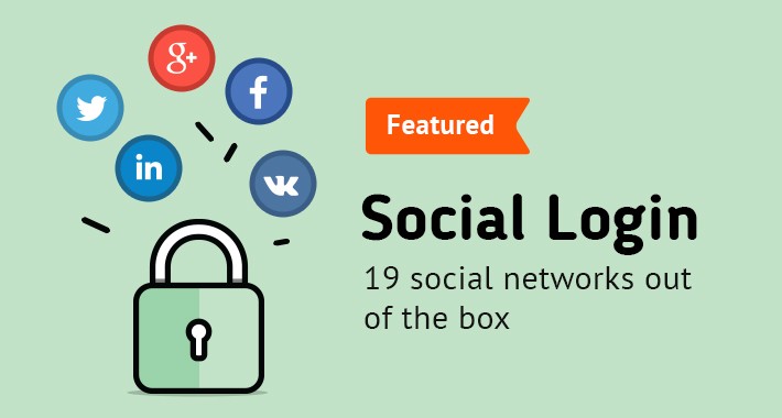 Social Login (PayPal, Facebook, Instagram, Tumbler etc.) Social Login (PayPal, Facebook, Instagram, Tumbler etc.)