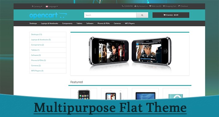 Multipurpos Flat Theme