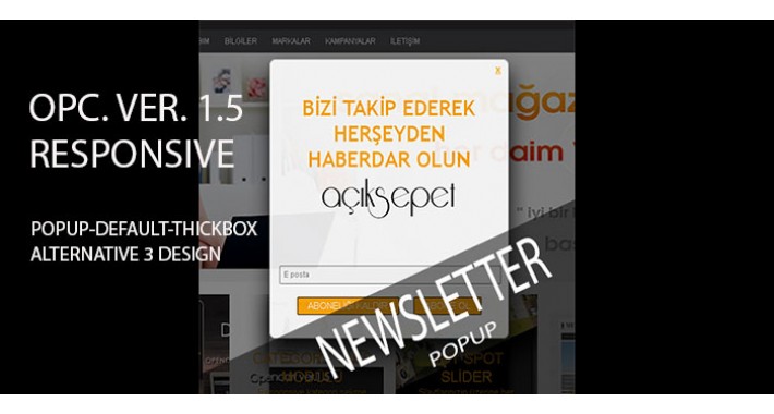 BY Newsletter Popup Responsive