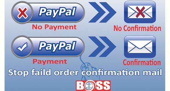 Stop failed order confirmation mail