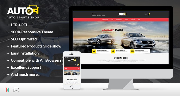 Auto Spare Parts Opencart Theme - OPCADD006
