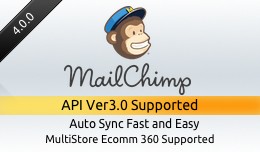 MailChimp (API V3.0) + Ecomm360 + Adandoned Cart..