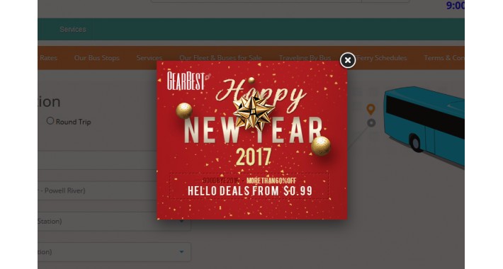 Popup Banber, advertiment when page load