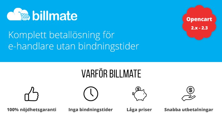 Billmate payment