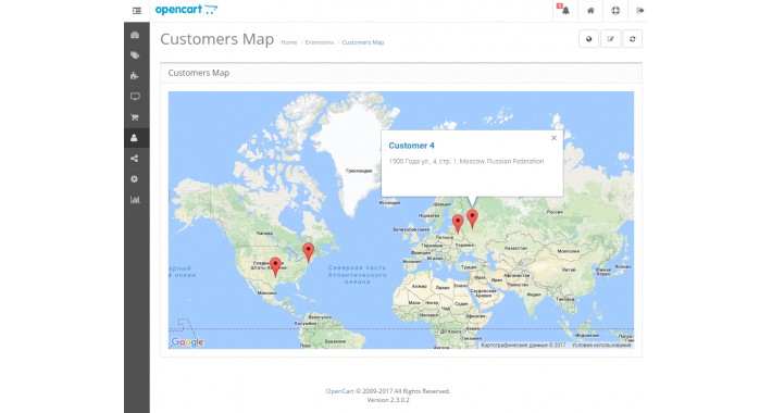 Customers Map v1.1