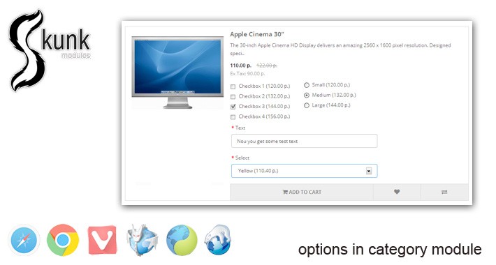 Options in category