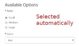 Option auto-select
