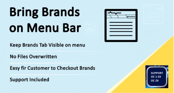 Bring Brands on Menu Bar