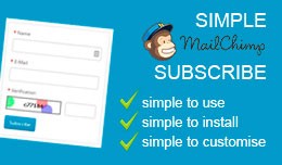 Simple Mailchimp Subscribe