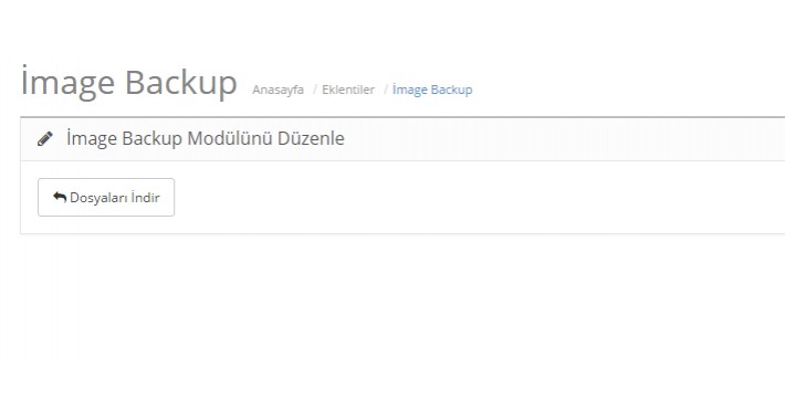 Image Backup