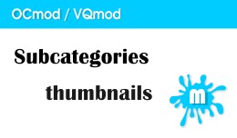 Subcategories thumbnails in refine search