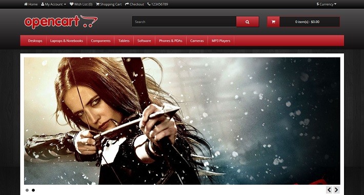 OCTPL003 Responsive Opencart Theme