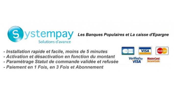 Systempay - Cyberplus - BP-CE - Partenaire Officiel