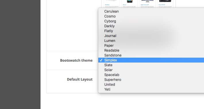 Bootswatch theme