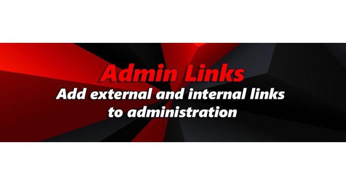 Admin Links - Custom menu