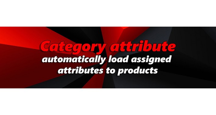 Category Attribute - Assign attributes to products by category