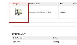 Add Image to History Order List  1.5.5.x (VQmod)
