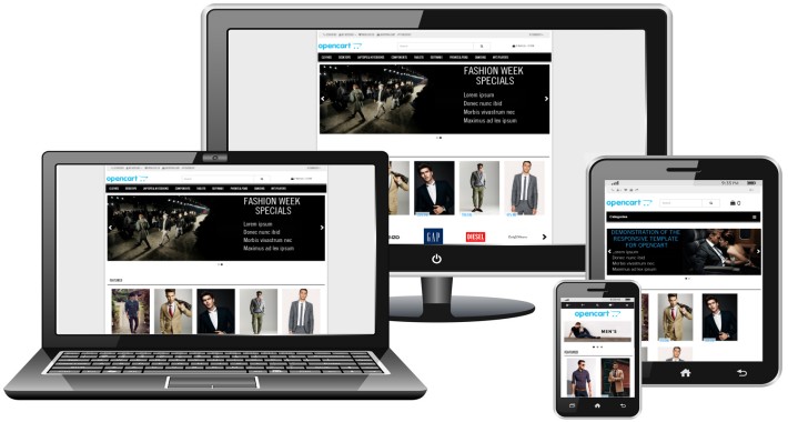 Menwear fashion responsive