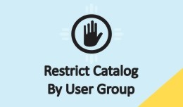 Restrict Catalog By User Group