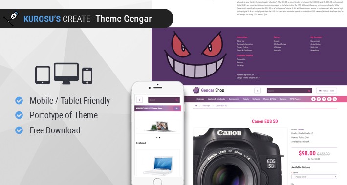 Theme Gengar - Color of your store