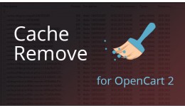 Cache Remove For OpenCart 2.x